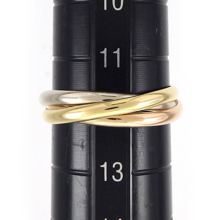 カルティエ Cartier リング トリニティ XS スリーカラー K18PG K18WG K18YG 12号 / #52 【中古】