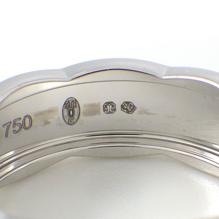 シャネル CHANEL リング ココクラッシュ ミディアム J10570 K18WG 12号 / #52 【中古】