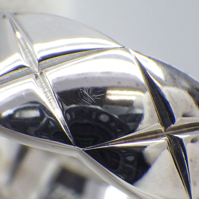 シャネル CHANEL リング ココクラッシュ ミディアム J10570 K18WG 12号 / #52 【中古】
