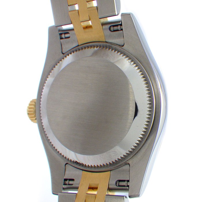 ロレックス Rolex 腕時計 デイトジャスト 179173G G番 2010年 ルーレット刻印 10ポイント ダイヤインデックス シャンパン コンピューター文字盤 彫コン デイト K18YG SS 自動巻き 【中古】