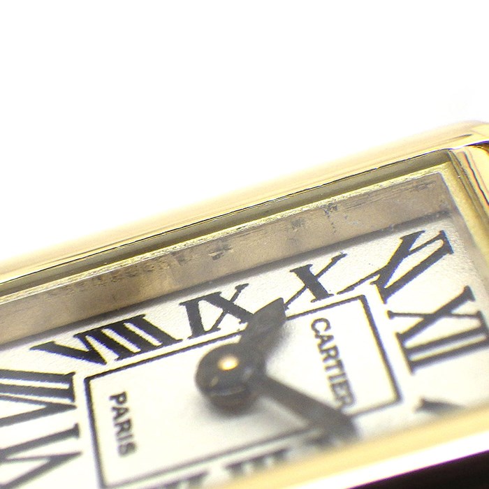 CD751★ カルティエ タンク K18 750 チャーム ネックレス トップ カルティエ Cartier チャーム ペンダントトップ タンク 時計