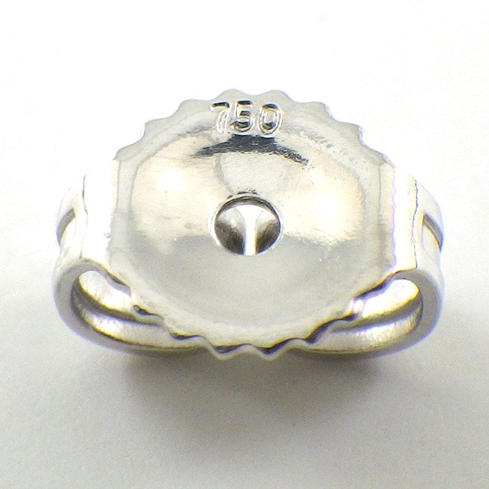 グッチ GUCCI ピアス フラワーモチーフ ダイヤモンド K18WG 【中古】