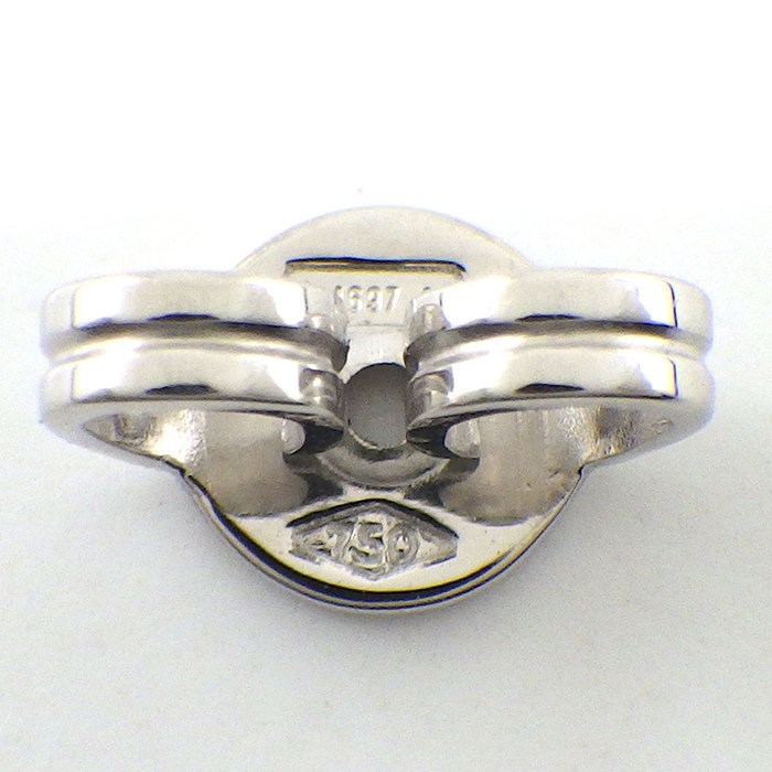グッチ GUCCI ピアス GG ランニング ロゴ K18WG 【中古】