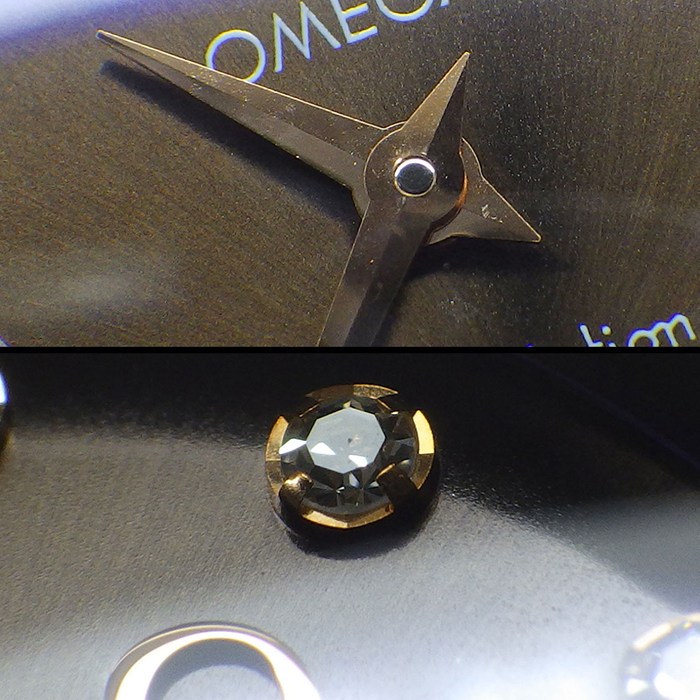 オメガ OMEGA 腕時計 コンステレーション 1360.60.00 ダイヤベゼル 12ポイント ダイヤインデックス サンレイ ブラウン文字盤 K18レッドゴールド SS クオーツアナログ 【OH済み】 【中古】