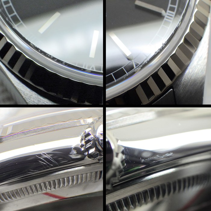 ロレックス Rolex 腕時計 デイトジャスト 16234 P番 2000年 ブラック文字盤 デイト K18WG SS 自動巻き 【中古】