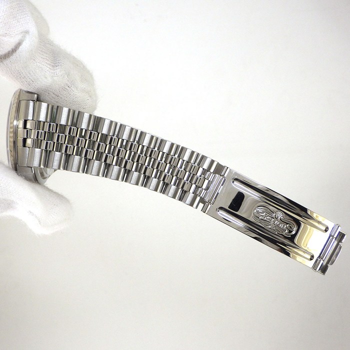 ロレックス Rolex 腕時計 デイトジャスト 16234 P番 2000年 ブラック文字盤 デイト K18WG SS 自動巻き 【中古】