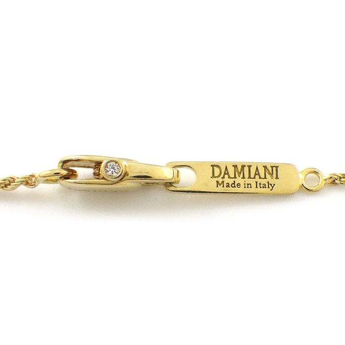 ダミアーニ DAMIANI ネックレス ベルエポック クラウン M クロス パヴェ ダイヤモンド K18YG 【中古】
