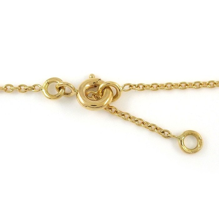 クリスチャンディオール Christian Dior ネックレス ミミウィ 1ポイント ダイヤモンド K18YG 【中古】