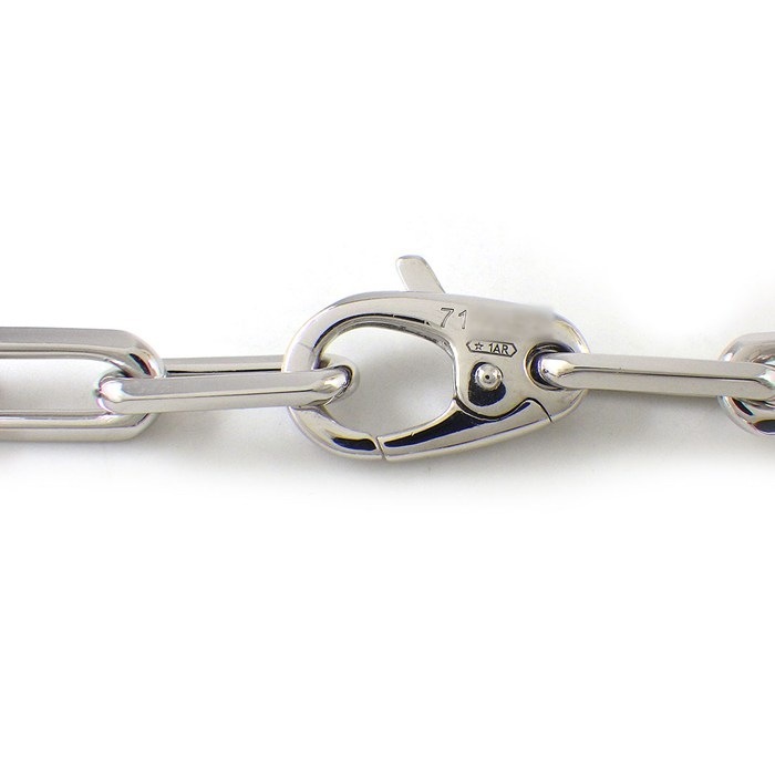 カルティエ Cartier ブレスレット サントス ミディアムモデル B6021400 チェーン リンク K18WG 【中古】