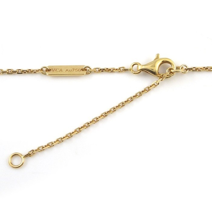 ヴァンクリーフ＆アーペル Van Cleef & Arpels ネックレス ヴィンテージアルハンブラ VCARA45800 オニキス K18YG 【中古】