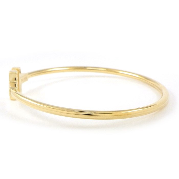 ティファニー Tiffany & Co. バングル T ワイヤー ミディアム 60010760 K18YG /#M 【中古】