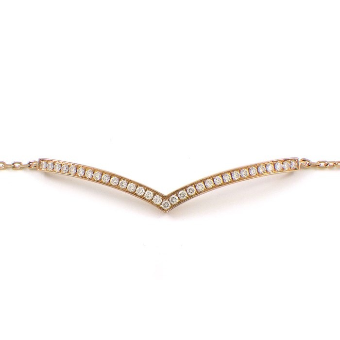 ショーメ Chaumet ブレスレット ジョゼフィーヌ エグレット ダイヤモンド K18PG 【中古】
