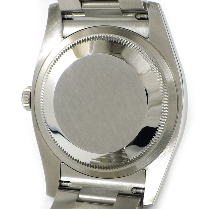 ロレックス Rolex 腕時計 オイスターパーペチュアル 116000 ルーレット刻印 ランダムシリアル サンレイ スレート文字盤 SS 自動巻き 【箱・保付き】 【中古】