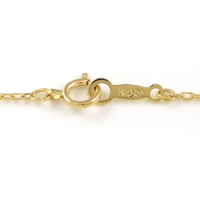  ミキモト MIKIMOTO ネックレス 1ポイント パール 7mm珠 K18YG 【中古】