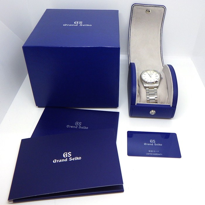グランドセイコー Grand Seiko 腕時計 ヘリテージコレクション SBGP009/9F85-0AC0 サンレイ シルバー文字盤 デイト SS クオーツアナログ 【箱・保付き】 【中古】