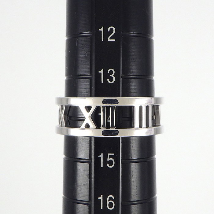 ティファニー Tiffany & Co. リング アトラス オープン K18WG 14号 【中古】