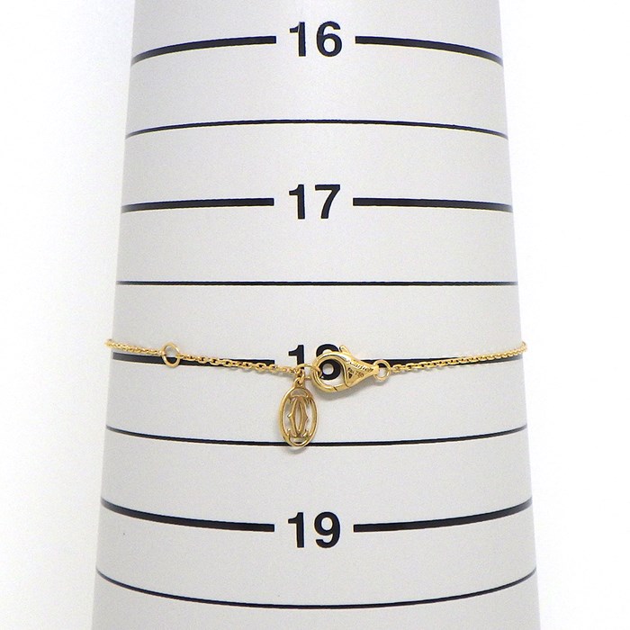 カルティエ Cartier ブレスレット ダムール XS ディアマン レジェ B6045617 1ポイント ダイヤモンド 0.04ct K18YG 【箱・保付き】 【中古】