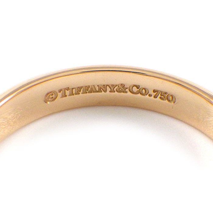  ティファニー Tiffany & Co. リング ハート ロック K18PG 7.5号 【中古】