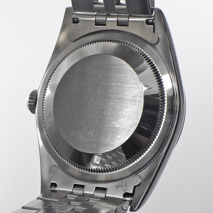 ロレックス Rolex 腕時計 デイトジャスト 16200 Y番 2002年 ローマンインデックス ホワイト文字盤 ジュビリーブレス SS 自動巻き 【中古】