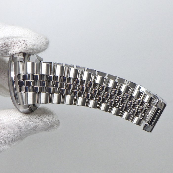 ロレックス Rolex 腕時計 デイトジャスト 16200 Y番 2002年 ローマンインデックス ホワイト文字盤 ジュビリーブレス SS 自動巻き 【中古】