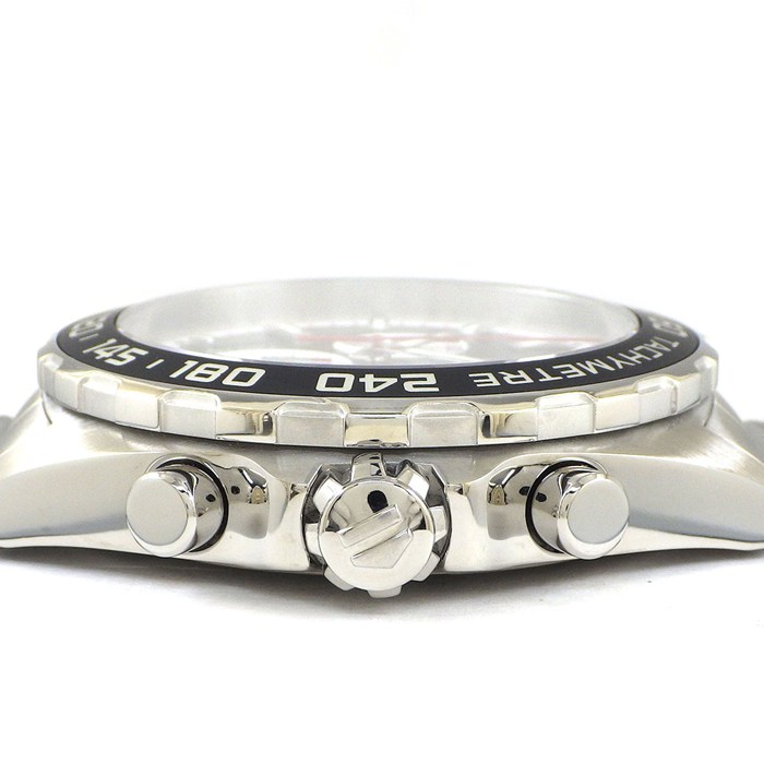 タグ・ホイヤー TAG Heuer 腕時計 フォーミュラ1 クロノグラフ CAZ101E.BA0842 デイト タキメーター スモールセコンド 夜光インデックス 夜光針 ブラック文字盤 SS クオーツアナログ 【箱・保付き】 【中古】