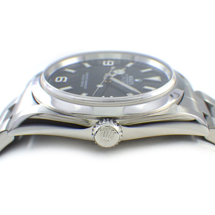 ロレックス Rolex 腕時計 エクスプローラーI 14270 A番 1998-1999年製 ブラック文字盤 夜光針/インデックス SS 自動巻き 【中古】