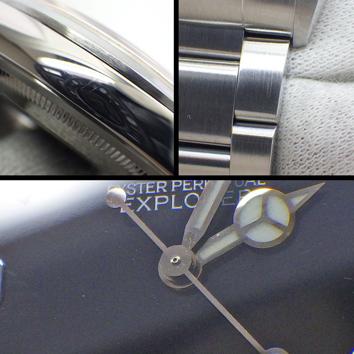 ロレックス Rolex 腕時計 エクスプローラーI 14270 A番 1998-1999年製 ブラック文字盤 夜光針/インデックス SS 自動巻き 【中古】