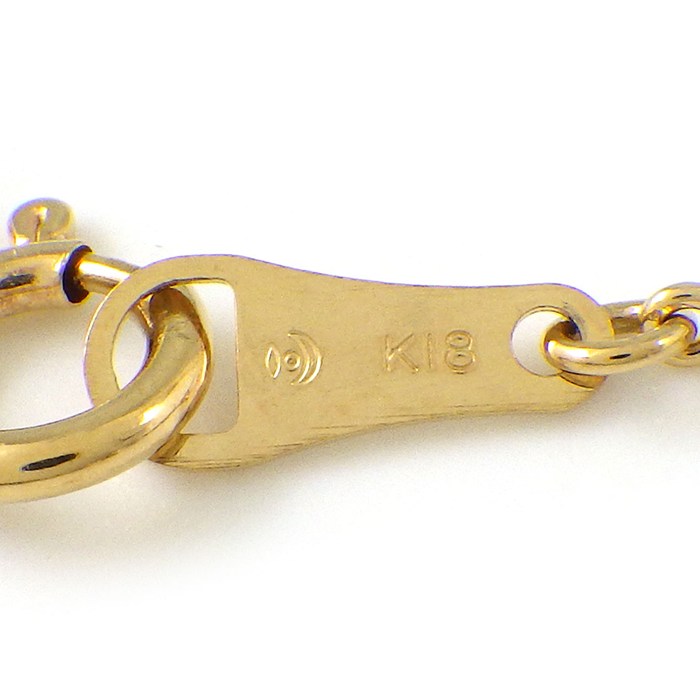タサキ 田崎真珠 TASAKI ネックレス ドロップ スウィング 2ポイント パール 6.0/7.0mm珠 K18YG 【中古】