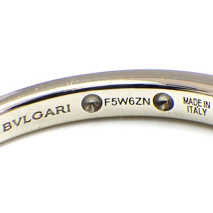 【ブルガリ BVLGARI】リング フェディ ウェデング 7ポイント ダイヤモンド 0.11ct PT950 12.5号 