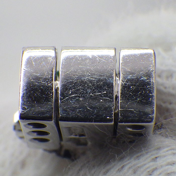 ダミアーニ DAMIANI ネックレス ベルエポック スクエア ベネチアンチェーン エメラルド ダイヤモンド K18WG 【中古】