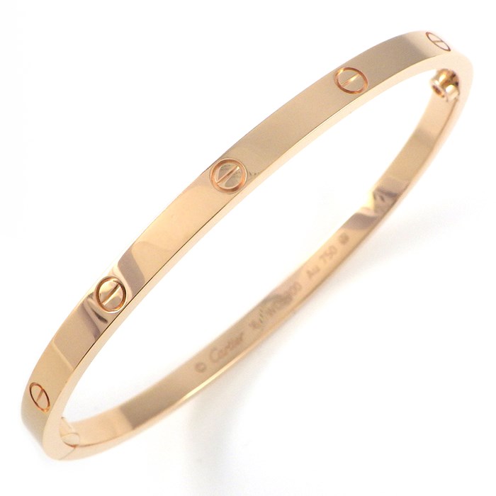 カルティエ Cartier ブレスレット ラブ SM B6047316 K18PG / #16 【箱・保付き】 【中古】