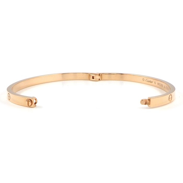 カルティエ Cartier ブレスレット ラブ SM B6047316 K18PG / #16 【箱・保付き】 【中古】