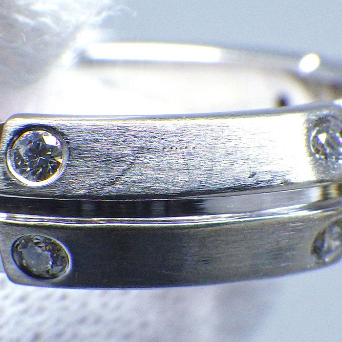 ティファニー Tiffany & Co. リング ストリーメリカ マット加工  