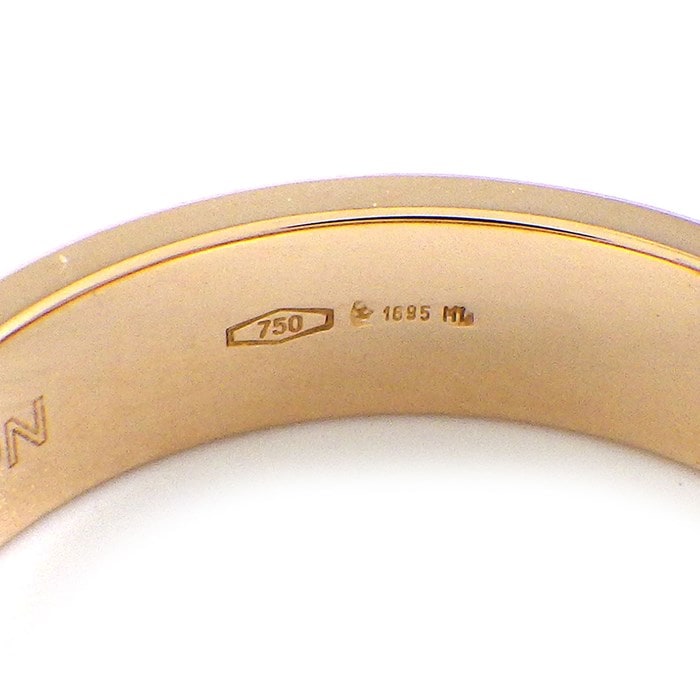 グッチ GUCCI リング アイコン スリム GG ロゴ K18PG 8.5号 【中古】