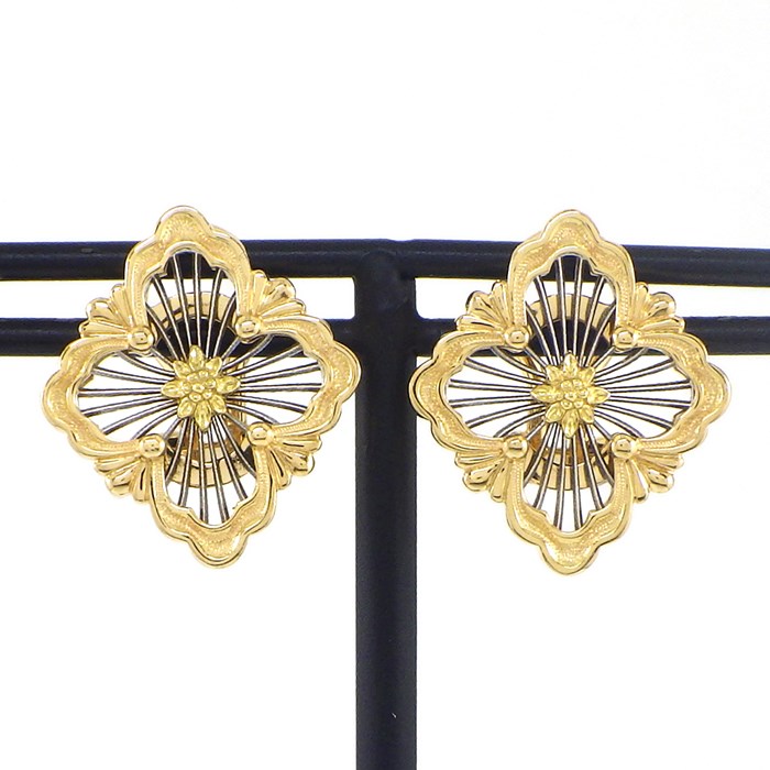 ブチェラッティ Buccellati ピアス オペラ チュール JAUEAR021177 K18YG K18WG 【箱・保付き】 【中古】
