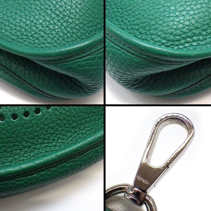 エルメス HERMES ショルダーバッグ エヴリン TPM C刻印 2018年製 ヴェールヴェルティゴ トリヨンクレマンス シルバー金具 【中古】