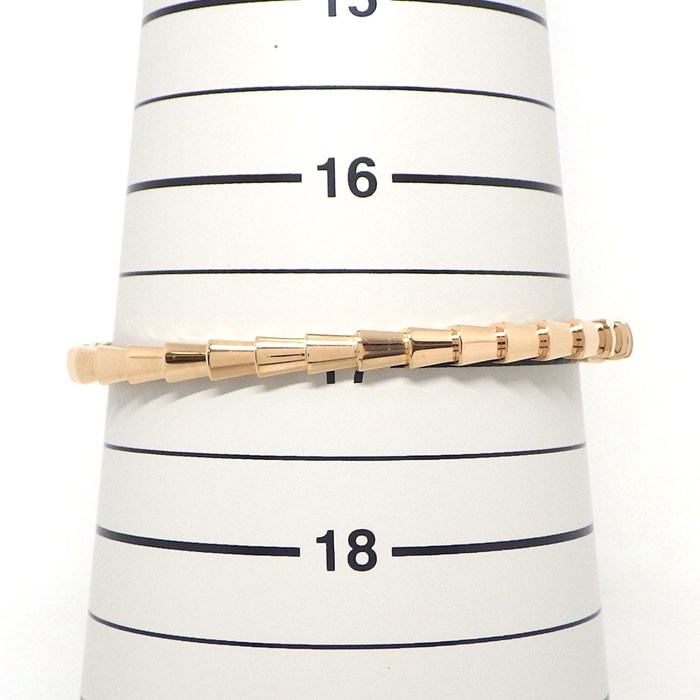 ブルガリ BVLGARI ブレスレット セルペンティ ヴァイパー 360704 スネークモチーフ ダイヤモンド 計0.47ct K18PG / #17 【中古】