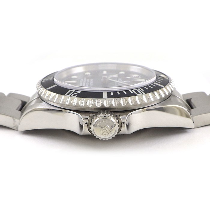 ロレックス Rolex 腕時計 シードゥエラー 16600T D番 2005年製 ブラック文字盤 デイト 回転ベゼル 夜光針・インデックス SS 自動巻き 【箱・保付き】 【中古】