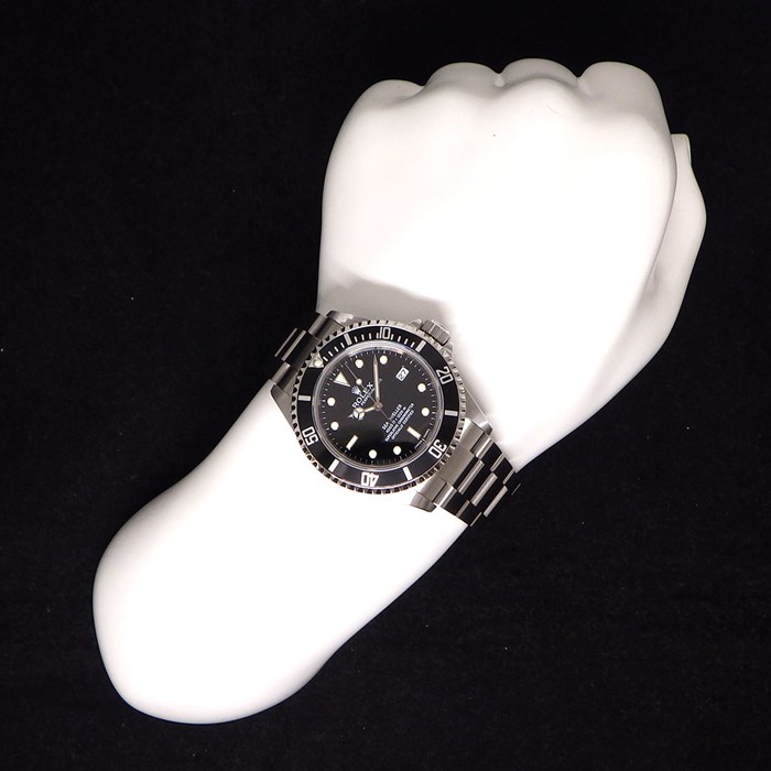 ロレックス Rolex 腕時計 シードゥエラー 16600T D番 2005年製 ブラック文字盤 デイト 回転ベゼル 夜光針・インデックス SS 自動巻き 【箱・保付き】 【中古】