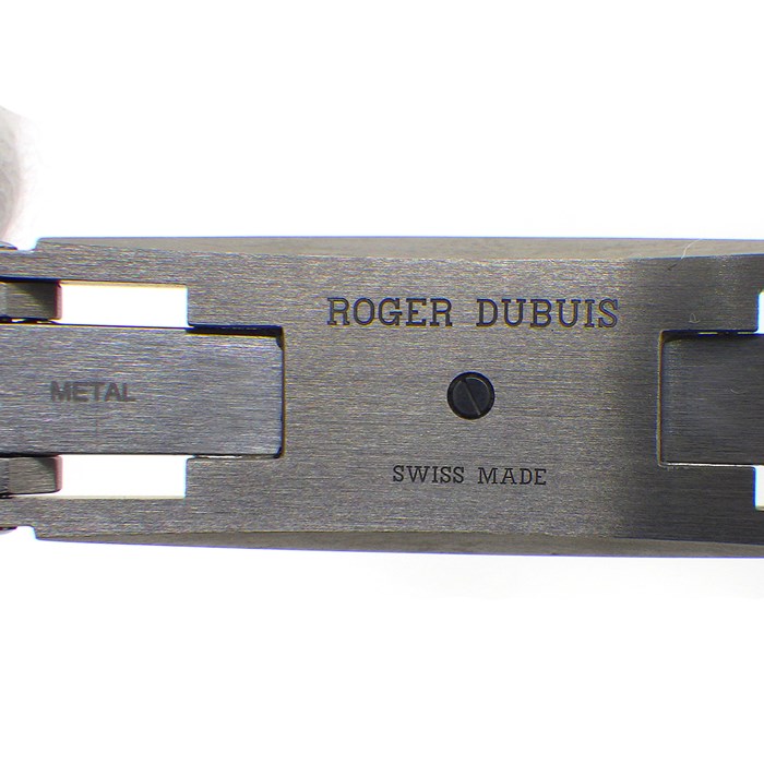 ロジェ・デュブイ ROGER DUBUIS 腕時計 エクスカリバー ウラカン スパイダー RDDBEX0748 グレー/スケルトン文字盤 デイト 裏スケ ラバー 自動巻き 【箱・保付き】 【中古】