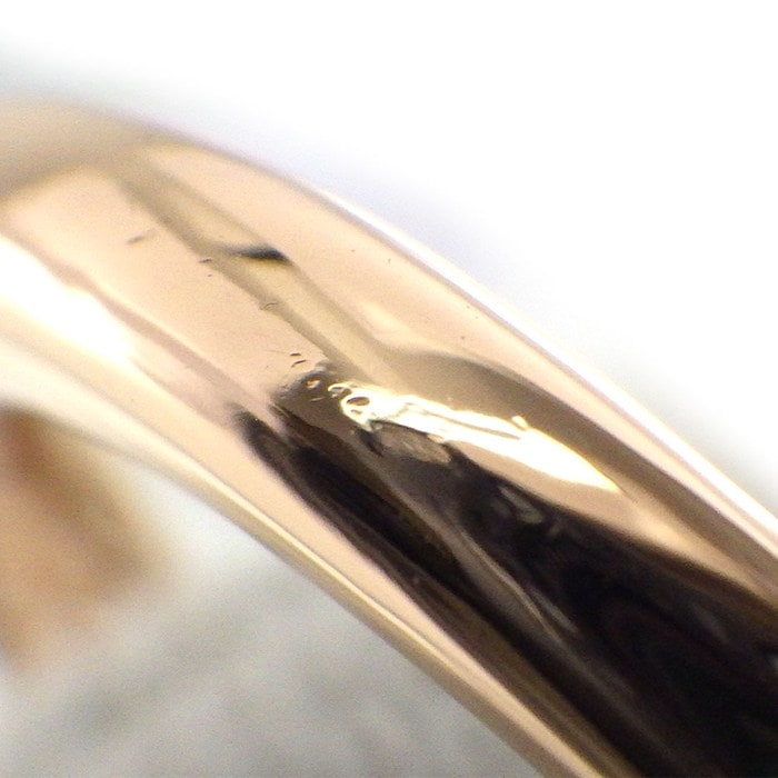 カルティエ Cartier リング ジュストアンクル クラシック B4094850 釘モチーフ 22ポイント ダイヤモンド 計0.13ct K18PG 10号 / #50 【中古】
