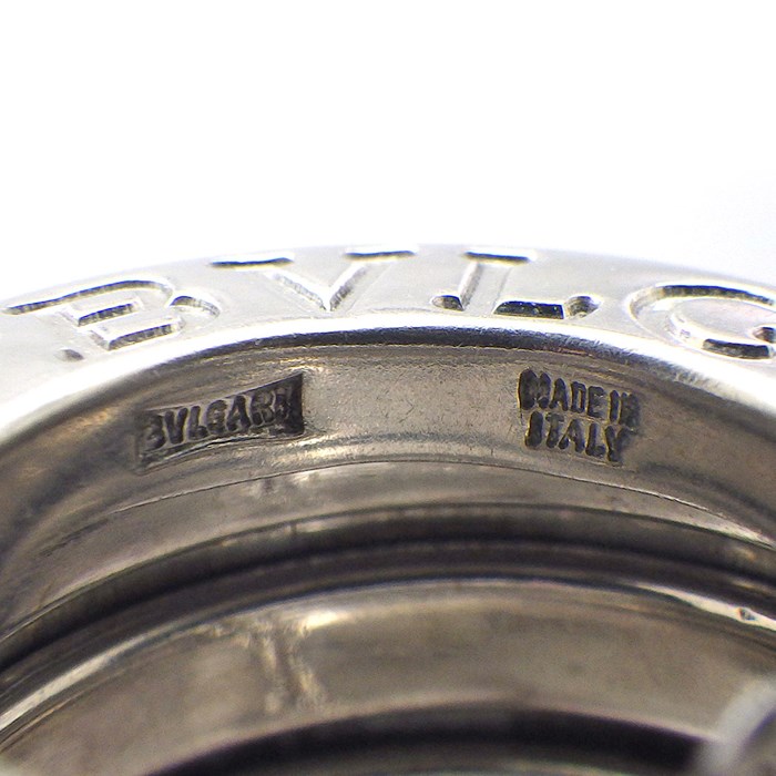 ブルガリ BVLGARI ネックレス B-zero1 ビーゼロワン 352815 ロゴ K18WG 【中古】