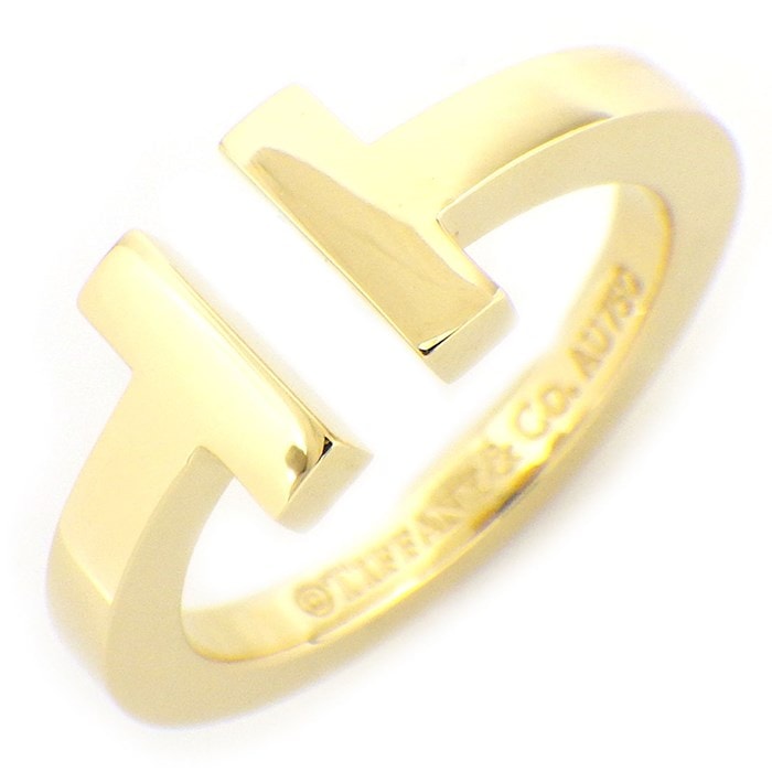 ティファニー Tiffany & Co.】リング T スクエア 60147245 K18YG 11号  