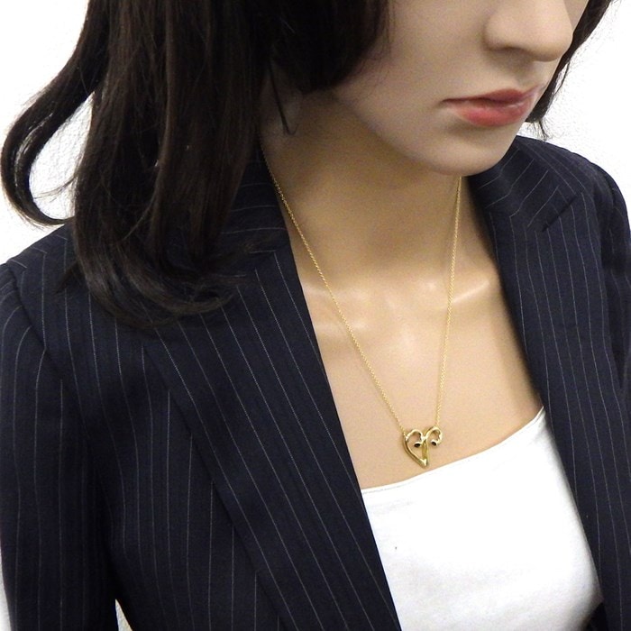 ティファニー Tiffany & Co. ネックレス パロマ・ピカソ ゾディアック アリエス 牡羊座モチーフ K18YG 【中古】