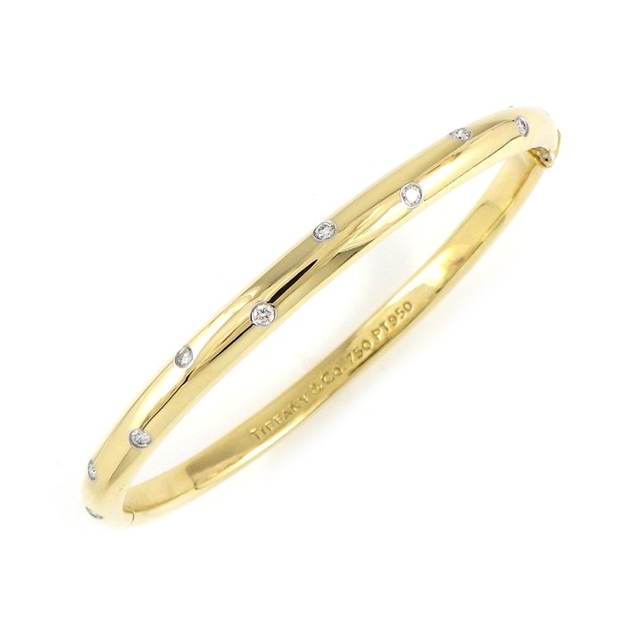 ティファニー Tiffany & Co. バングル ドッツ 10ポイント ダイヤモンド