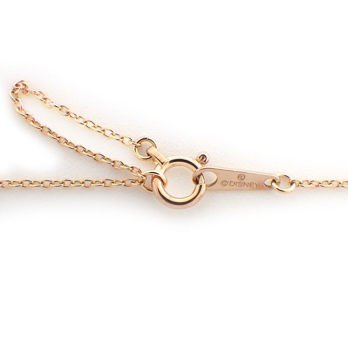 その他のブランド ネックレス ディズニー ミッキーマウス モチーフ 3ポイント ピンクトルマリン 計0.55ct K10PG 【中古】