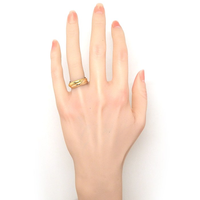 カルティエ Cartier リング トリニティ スリーカラー K18PG K18WG K18YG 14号 / #54 【中古】