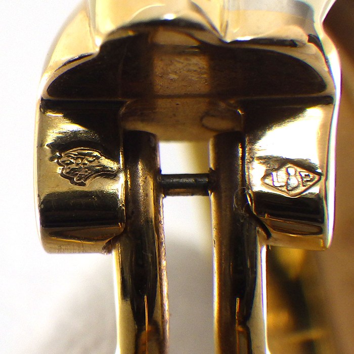 カルティエ Cartier ピアス トリニティ フープ スリーカラー K18PG K18WG K18YG 【中古】
