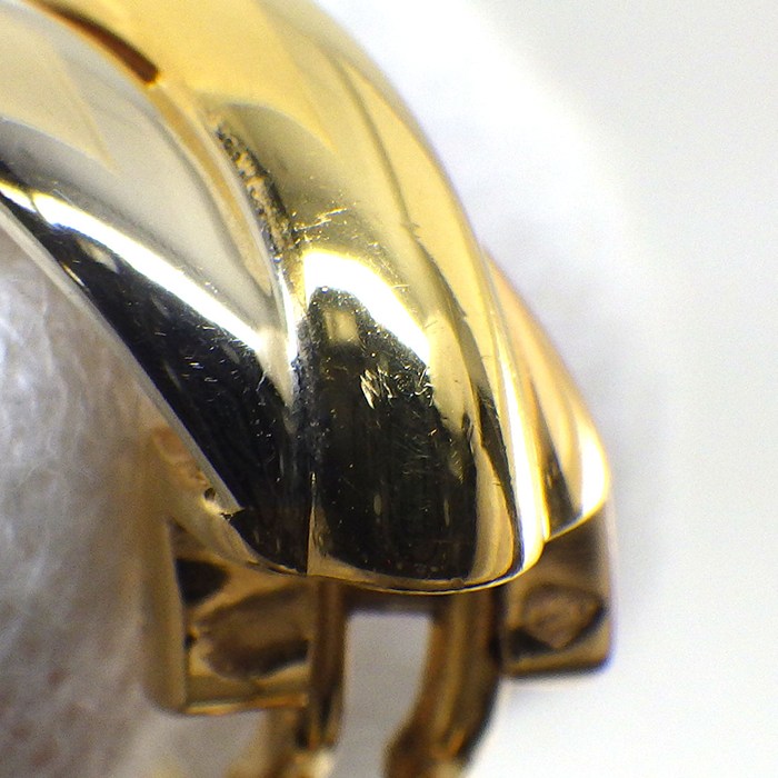 カルティエ Cartier ピアス トリニティ フープ スリーカラー K18PG K18WG K18YG 【中古】