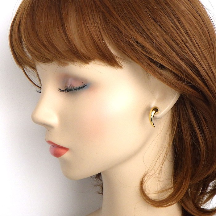 タサキ 田崎真珠 TASAKI ピアス デインジャー ホーン E-3658-18KYG 2Way リファインド リベリオン あこや真珠 8mm珠 K18YG 【中古】